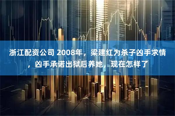 浙江配资公司 2008年，梁建红为杀子凶手求情，凶手承诺出狱后养她，现在怎样了